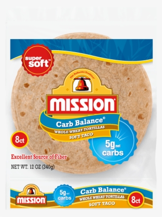 Carb Balance Soft Taco Whole Wheat Tortillas - Mission Low Carb Tortillas
