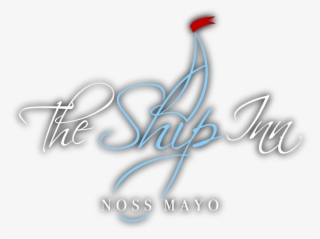 The Ship Inn, Noss Mayo Logo - Calligraphy