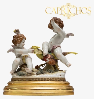 Angelitos De Porcelana Firmada