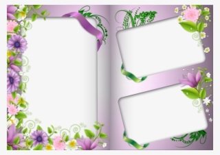 Molduras De Flores - Album Frame Png