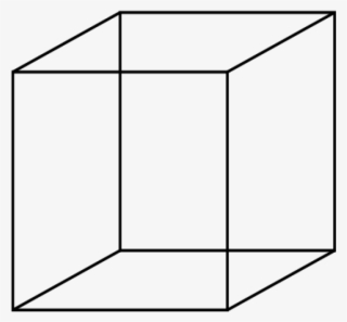 Un Cubo Tiene Caras - 3d Box Line Drawing
