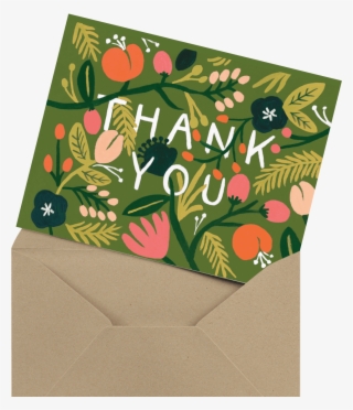 Beautiful Jungle Wedding Thank You Card - Greeting Card