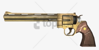 Free Png Gold Gun Png Png Image With Transparent Background - Revolver