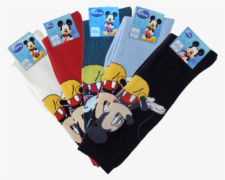 12 Pairs,mickey Mouse Cartoon Cotton Long Socks - Sock