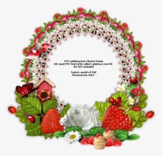 This Is What I Made With The Cluster Frame - Couronne Noel Clipart