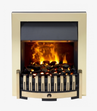Dimplex Danville Brass Opti-myst 2kw Electric Inset - Smoke & Flame Fire