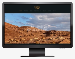 Bedouin Craft Squarespace Website Desktop - Led-backlit Lcd Display
