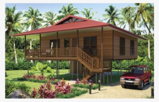 Beach Resort Prefab Light Steel Wooden Design Bungalow - House