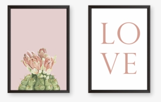 Set Of 2 Frames - Prickly Pear