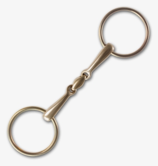Stübben Steeltec Golden Ring Loose Ring Snaffle - Keychain