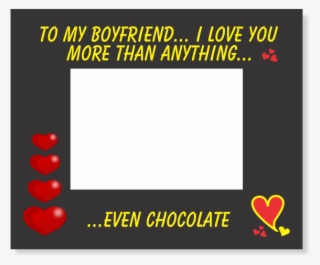 Even Chocolate Valentines Photo Frame 90 X - Heart