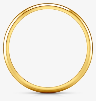 Wedding Band Comfort Fit Mm K Yellow - Circle