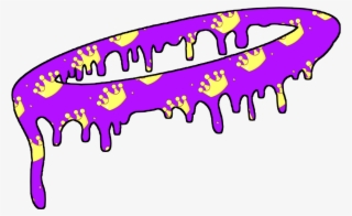 #hola #angel #crown #hat #drip #purple #dripping #frame - Angel Crown Png
