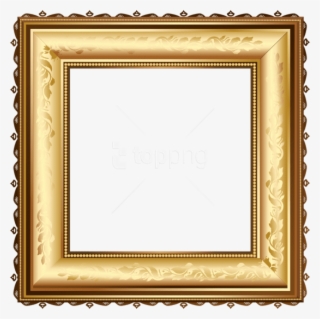 Free Png Brown And Gold Transparent Photo Frame Background - Gold And Brown Frames