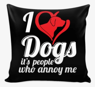 Load Image Into Gallery Viewer, I Love Dogs Pillow - Cushion