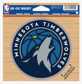 Minnesota Timberwolves Die Cut Magnet - Lauri Markkanen Draft Night