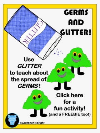 Glitter And Germs ~a Fun Activity To Teach How Germs - Paint Cans