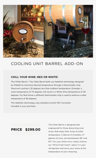 Wine Inserts Are Sold Seperately - Lumber