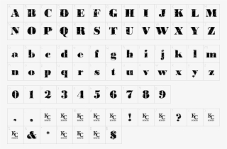 Character Map - Autumn In November Font