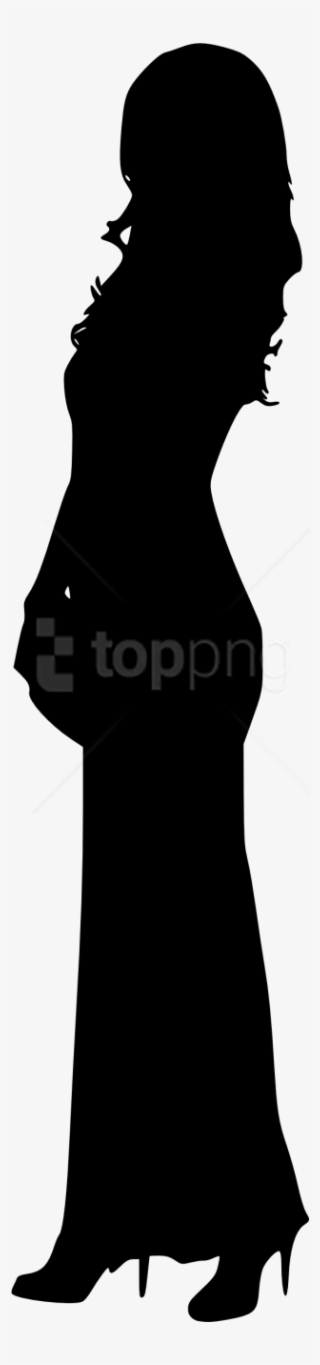 Free Png Woman Silhouette Png - Girl Silhouette Transparent Background