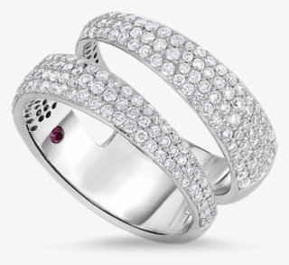 Roberto Coin 2 Row Ring With Diamonds - Pre-engagement Ring