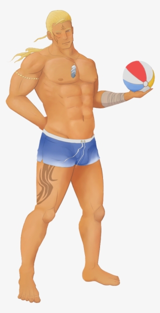 Fan Art Summer Hawkeye - Barechested