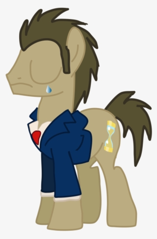 Drawn Steampunk Sad - My Little Pony Dr Hooves