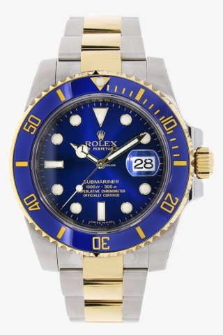 Rolex Transparent Image - Rolex Submariner Blue 18k Gold - 853x1024 PNG ...