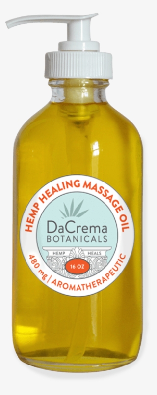 Cbd Massage Oil, 16oz Bottle - Plastic Bottle