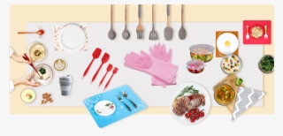 Silicone Kitchen Cooking Utensils - Side Dish