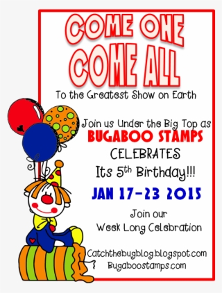 5th Birthday Celebration - Cartoon