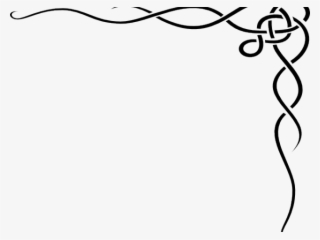 Scroll Clipart Corner - Top Right Corner Border