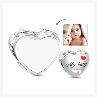"my Baby Is Angel"made Of 925 Sterling Silver Uniquely - Heart