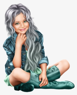7filletteruban - Cute Girl Dessin