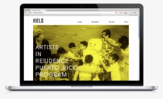 Typographic Logo Designed For Hielo's Artist In Residence - Doña Fela Trajo Nieve