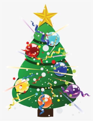 Christmas Tree Png Cartoon - Donate Mittens And Hats