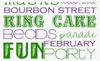 In New Orleans Carnival - Graphic Design