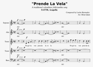 "prende La Vela" Sheet Music Composed By Composed By - Sheet Music