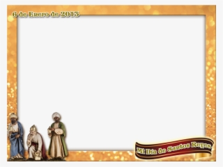 Incluimos Este Marco En Formato Png Listo Para Aplicar - Marcos De Los Reyes Magos