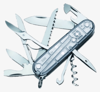 Victorinox Silvertech Swiss Army Knife - Victorinox Huntsman Silvertech