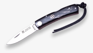 Buffalo Horn Scales, 7 Cm Blade Length, Lock Back, - Navaja 6 Cm Lockback