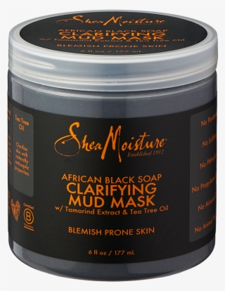 African Black Soap Clarifying Mud Mask - - Shea Moisture African Black Soap Mask