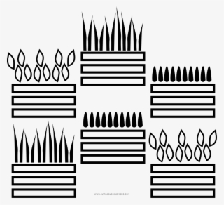 Vegetable Garden Coloring Page - Line Art