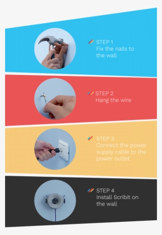 Scribit Can Be Installed In Less Than 5 Minutes - Poster