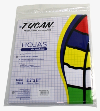 Hoja Bond Cuadrícula Carta Bolsa Plástica 100 Hojas - Productos Tucan