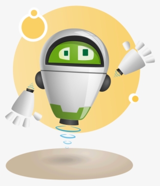 Vintage Clipart Of Free Friendly Robot Clip Art 227kb - Flying Robot Cartoon