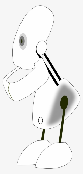 Robot Green Black White Art Geometry 1969px 276 - Cartoon