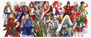 World Flags Turned Into Pretty Boys - Military Uniform