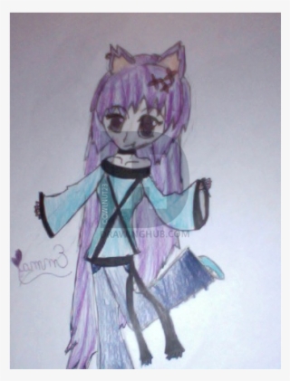 Anime Neko Girl - Sketch