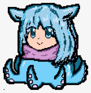Neko Squid Girl - Cartoon
